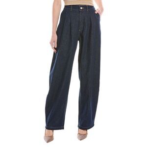 Frame Denim Womens The Tapered Rinse Trouser Jean, Blue